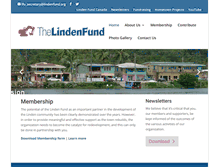 Tablet Screenshot of lindenfund.org